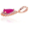 Diamond Sky Jewelry Auksinis pakabukas su deimantais ir rubinais „Renaissance III“