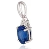 Diamond Sky Jewelry Auksinis pakabukas su deimantais ir safyrais „Notika“