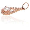 Diamond Sky Jewelry Auksinis pakabukas su cirkoniais „Vienna“
