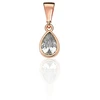 Diamond Sky Jewelry Auksinis pakabukas su cirkoniais „Teardrop“