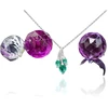 Diamond Sky Jewelry Auksinis pakabukas su deimantais ir smaragdais „Emerald Vine“