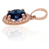 Diamond Sky Jewelry Auksinis pakabukas su cirkoniais „Širdys ir Strėlės“