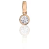 Diamond Sky Jewelry Auksinis pakabukas su cirkoniais „Juno VI“