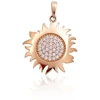 Diamond Sky Jewelry Auksinis pakabukas su cirkoniais „Auksinė Saulė XI“