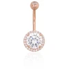 Diamond Sky Jewelry Auksinis pilvo auskaras su cirkoniais „Juno Gold VII“