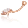 Diamond Sky Jewelry Auksinis pilvo auskaras su cirkoniais „Juno Gold VII“