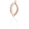 Diamond Sky Jewelry Auksinis pilvo auskaras su cirkoniais „Confetti“