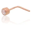 Diamond Sky Jewelry Auksinis pilvo auskaras su cirkoniais „Juno Mini VI“