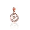 Diamond Sky Jewelry Auksinis raidės pakabukas su cirkoniais „K“