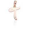 Diamond Sky Jewelry Auksinis raidės pakabukas su cirkoniais „T IV“
