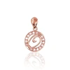 Diamond Sky Jewelry Auksinis raidės pakabukas su cirkoniais „O“