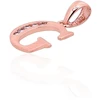 Diamond Sky Jewelry Auksinis raidės pakabukas su cirkoniais „G III“