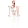 Diamond Sky Jewelry Auksinis raidės pakabukas su cirkoniais „M III“