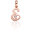 Diamond Sky Jewelry Auksinis raidės pakabukas su cirkoniais „E IV“