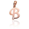 Diamond Sky Jewelry Auksinis raidės pakabukas su cirkoniais „B IV“