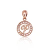Diamond Sky Jewelry Auksinis raidės pakabukas su cirkoniais „P“