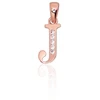 Diamond Sky Jewelry Auksinis raidės pakabukas su cirkoniais „J III“