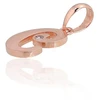 Diamond Sky Jewelry Auksinis raidės pakabukas su cirkoniais „C IV“