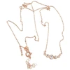 Diamond Sky Jewelry Auksinis vėrinys su cirkoniais „Juno VII“
