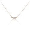 Diamond Sky Jewelry Auksinis vėrinys su cirkoniais „Juno VII“
