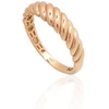 Diamond Sky Jewelry Auksinis žiedas „Auksinė Spiralė“