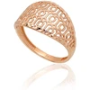 Diamond Sky Jewelry Auksinis žiedas „Auksinė Geometrija“