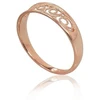 Diamond Sky Jewelry Auksinis žiedas „Aukso Raštas XIV“