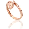 Diamond Sky Jewelry Auksinis žiedas „Gundytoja Gyvatė II“