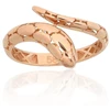 Diamond Sky Jewelry Auksinis žiedas „Gundytoja Gyvatė II“