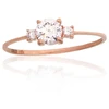 Diamond Sky Jewelry Auksinis žiedas su cirkoniais „Juno Gold“