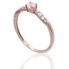 Diamond Sky Jewelry Auksinis žiedas su cirkoniais „Juno Gold XXXVI“