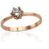Diamond Sky Jewelry Auksinis žiedas su cirkoniais „Naujoji Klasika VII“