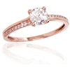 Diamond Sky Jewelry Auksinis žiedas su cirkoniais „Klasika Gold IX“
