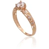 Diamond Sky Jewelry Auksinis žiedas su cirkoniais „Juno Gold XXXV“