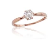 Diamond Sky Jewelry Auksinis žiedas su cirkoniais „Naujoji Klasika“