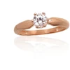 Diamond Sky Jewelry Auksinis žiedas su cirkoniais „Naujoji Klasika X“