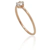 Diamond Sky Jewelry Auksinis žiedas su cirkoniais „Solitaras V“