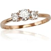 Diamond Sky Jewelry Auksinis žiedas su cirkoniais „Juno Gold VII“