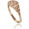 Diamond Sky Jewelry Auksinis žiedas su cirkoniais „Auksinės Nertos Nėrinės“