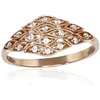 Diamond Sky Jewelry Auksinis žiedas su cirkoniais „Auksinės Nertos Nėrinės“