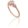 Diamond Sky Jewelry Auksinis žiedas su cirkoniais „Orbitos Spindesys“