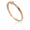 Diamond Sky Jewelry Auksinis žiedas su cirkoniais „Solitaras II“