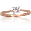 Diamond Sky Jewelry Auksinis žiedas su cirkoniais „Naujoji Klasika XVI“