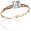 Diamond Sky Jewelry Auksinis žiedas su cirkoniais „Juno Gold XX“