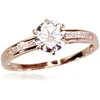 Diamond Sky Jewelry Auksinis žiedas su cirkoniais „Juno Gold XXIII“