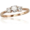 Diamond Sky Jewelry Auksinis žiedas su cirkoniais „Juno Gold VII“