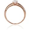 Diamond Sky Jewelry Auksinis žiedas su cirkoniais „Klasika Gold IV“