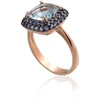 Diamond Sky Jewelry Auksinis žiedas su cirkoniais ir topazais „Morrigan VIII“