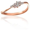 Diamond Sky Jewelry Auksinis žiedas su cirkoniais „Ryto Kibirkštis“