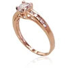 Diamond Sky Jewelry Auksinis žiedas su cirkoniais „Juno Gold XXXIX“
